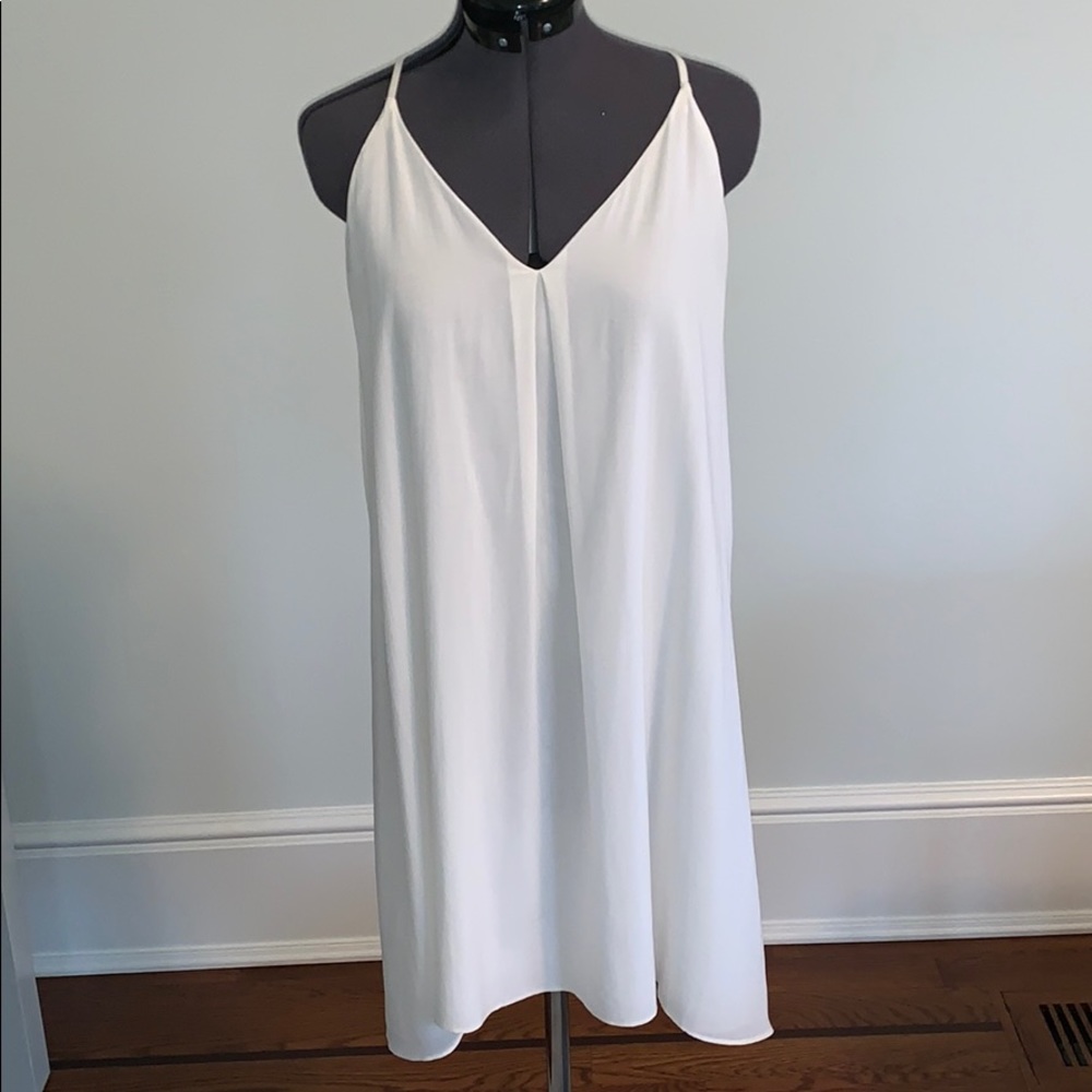 Alice + Olivia White Shift Dress